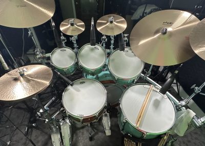 Paiste Formula 602 cymbal setup – J. P. Morrison Studio Tou